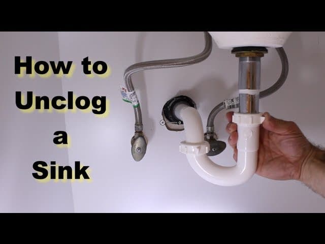 How to Unclog a Sink the Right Way