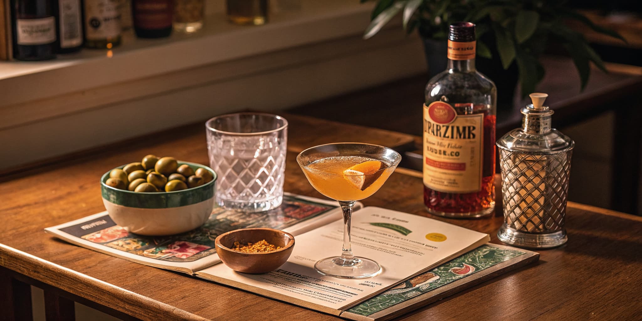 Cocktails at home