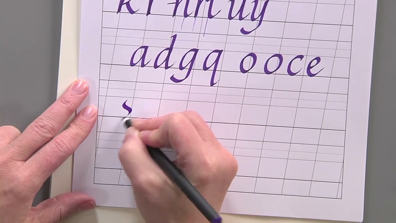 How to Write the Italic Handwriting Alphabet: Lowercase A to Z