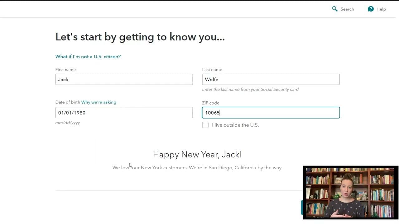 Step 3: Step 3: Enter Your Personal Info and Filing Status