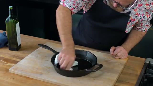 Step 8: Step 8: Bake oiled pan at 350°F for 1 hour